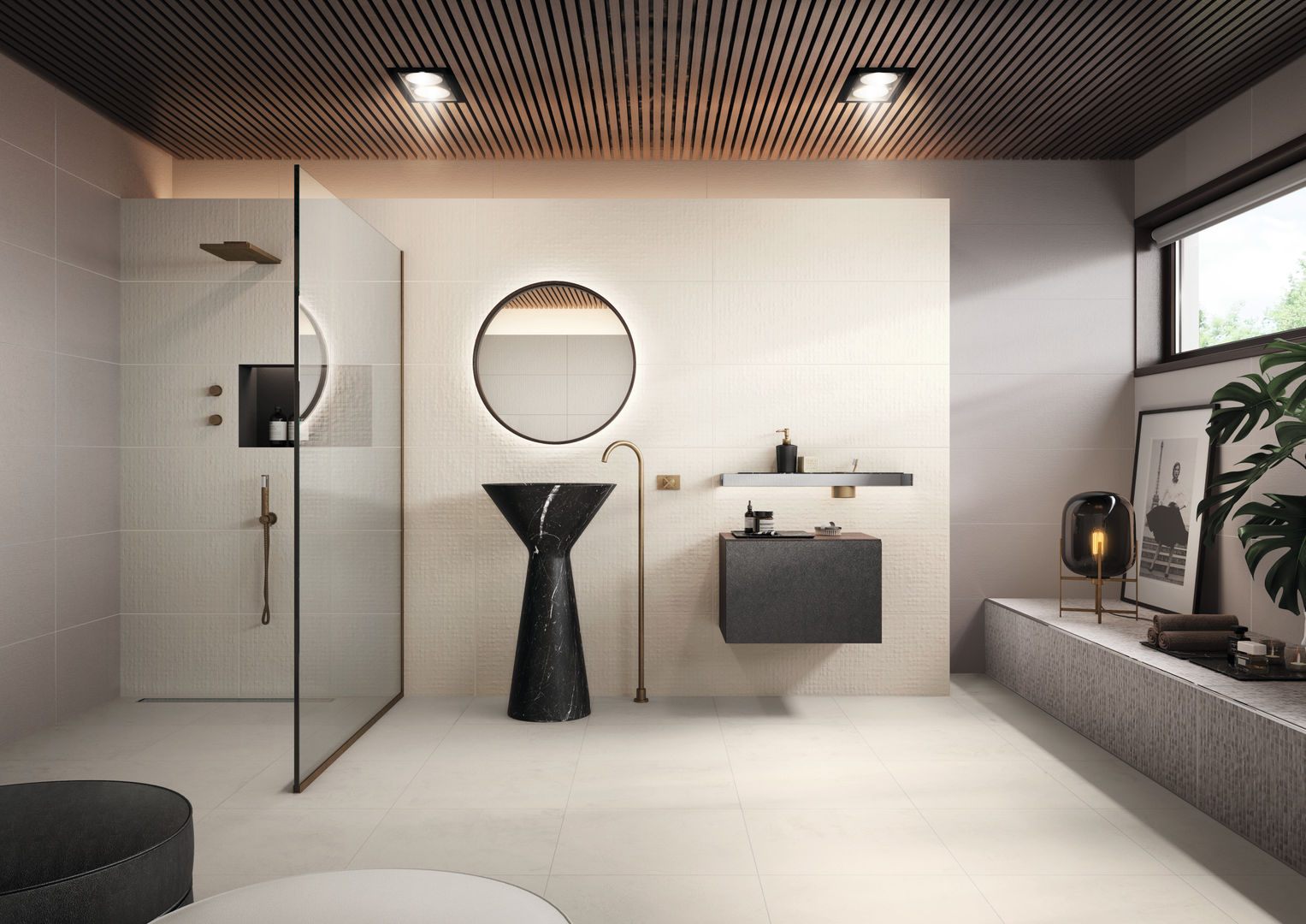 Essentia, Love Tiles Love Tiles Industrial style bathroom