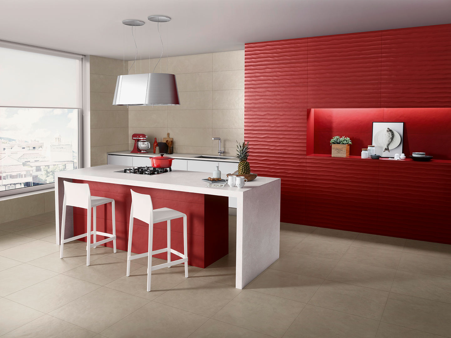 Splash, Love Tiles Love Tiles مطبخ