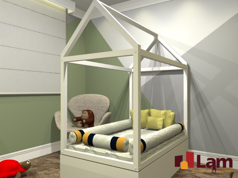 DOMO HOME- SBC, LAM Arquitetura | Interiores LAM Arquitetura | Interiores Dormitorios infantiles modernos: