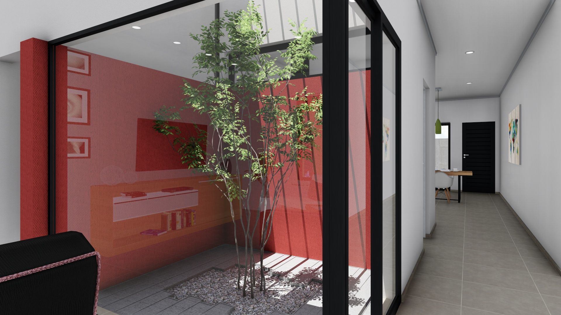 Vivienda en Duplex, ARBOL Arquitectos ARBOL Arquitectos Jardin d'hiver moderne