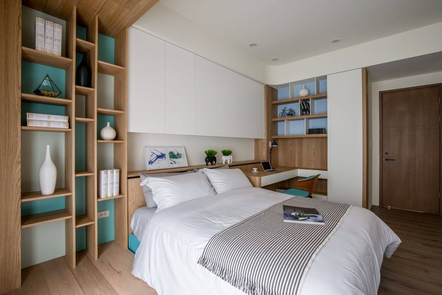 喆境, 築青室內裝修有限公司 築青室內裝修有限公司 Modern Bedroom