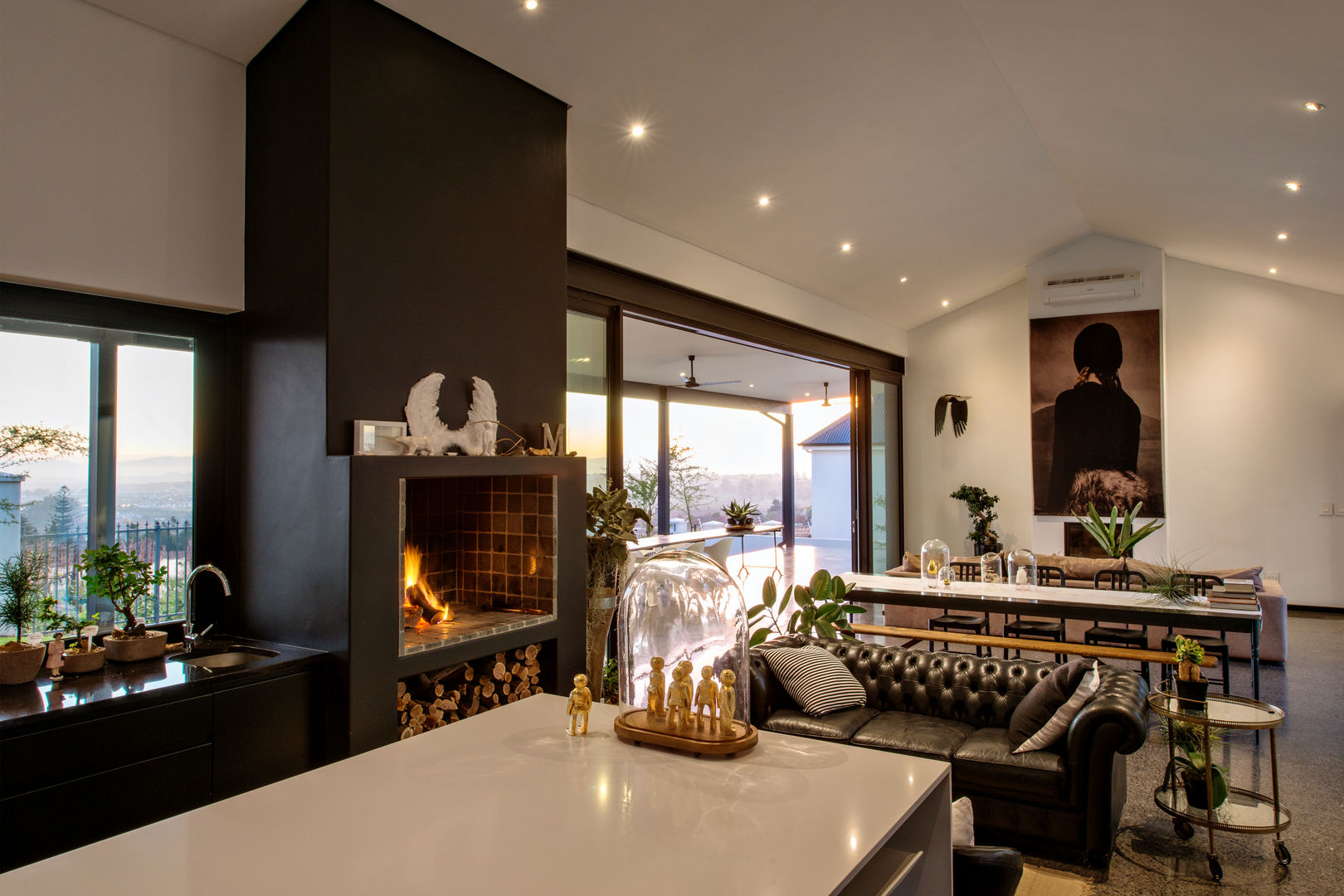 House Viljoen, Hugo Hamity Architects Hugo Hamity Architects Livings de estilo moderno