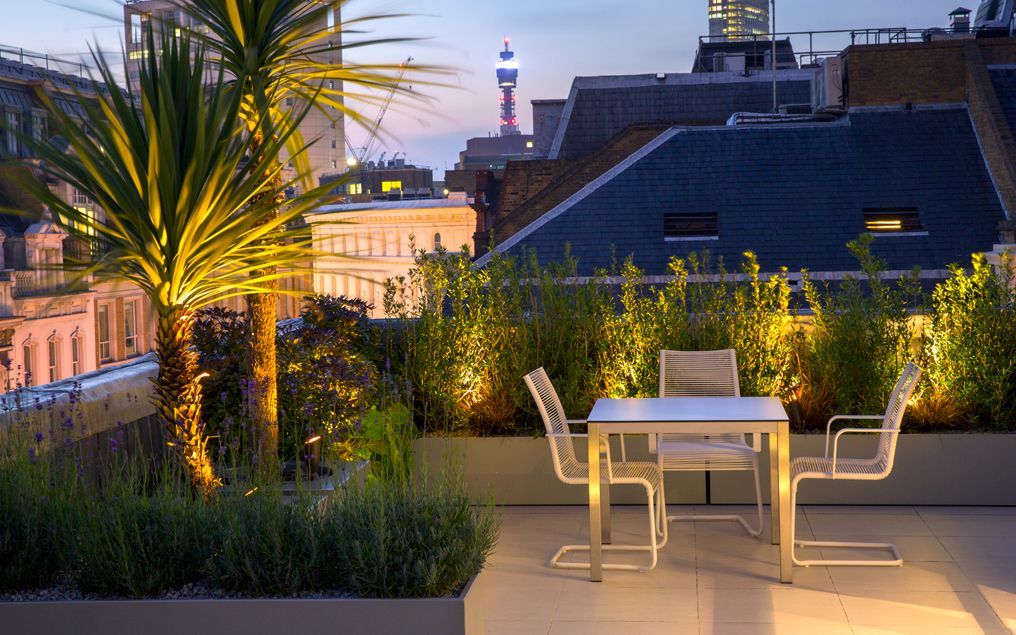 Roof terrace landscape design MyLandscapes Balcone, Veranda & Terrazza in stile moderno roof,terrace,landscaping,design,ideas,modern,rooftop,landscape,designers,contemporary,london