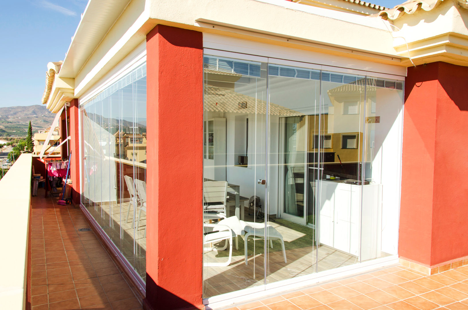 Puerta Y Ventana En Aluminio Exterior Para Terraza