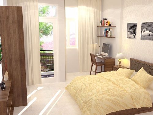 Xây nhà 2 tầng thiết kế 3 phòng ngủ rộng thoáng chỉ với 680 triệu, Công ty TNHH Xây Dựng TM – DV Song Phát Công ty TNHH Xây Dựng TM – DV Song Phát Modern style bedroom