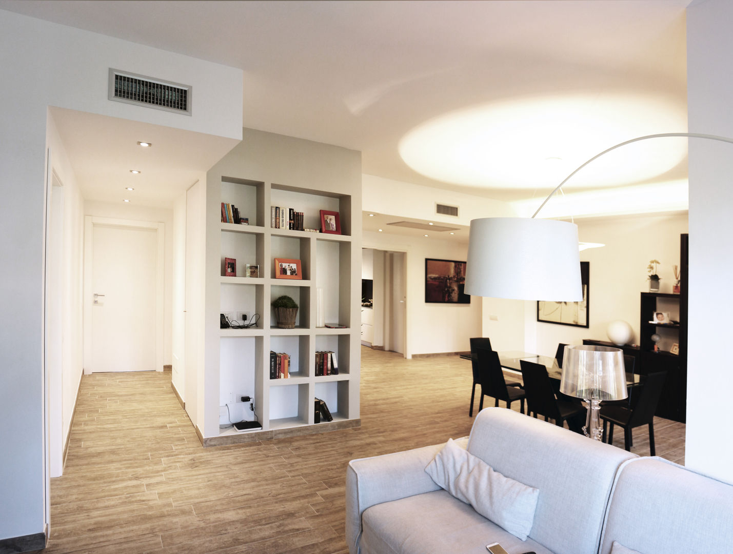 Progetto di ristrutturazione di un appartamento a Milano, 3d-arch 3d-arch Livings modernos: Ideas, imágenes y decoración