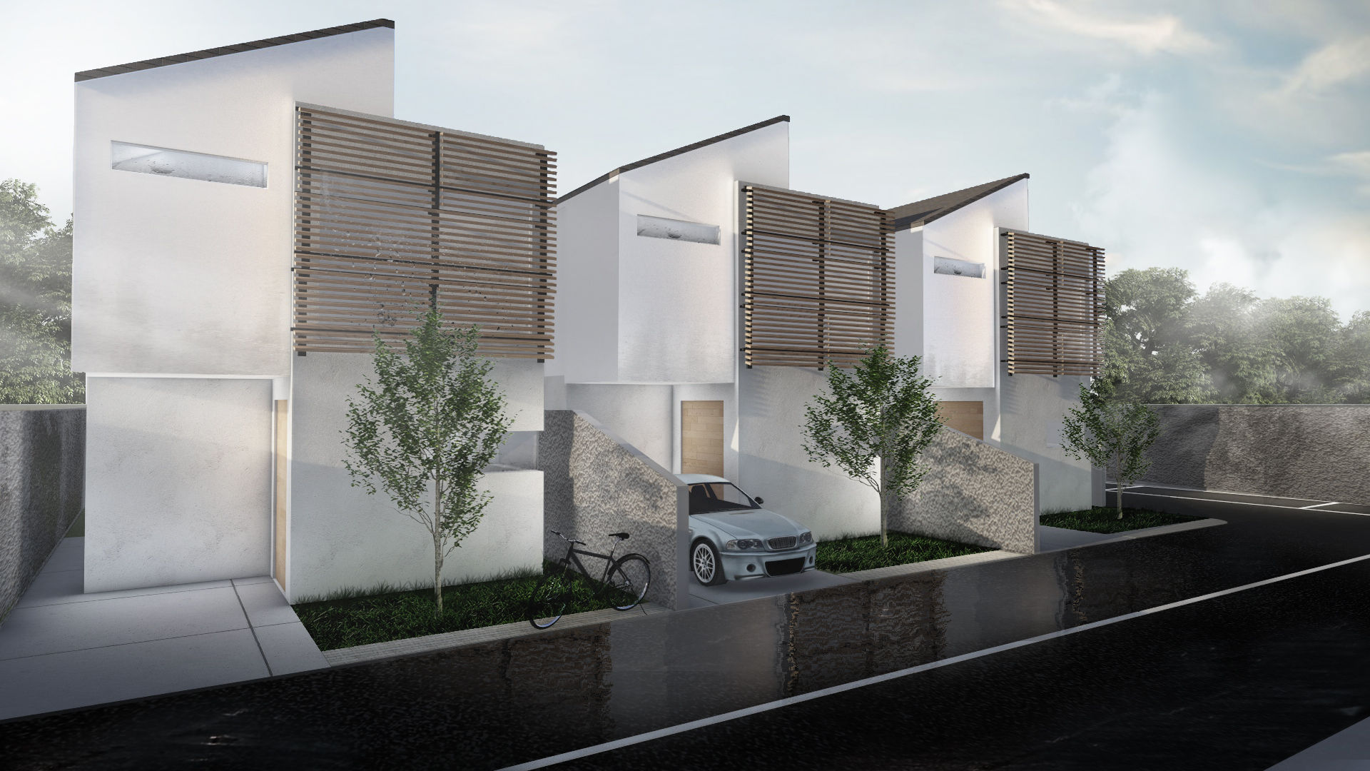 Pagar Huni Residence, ARAT Design ARAT Design Minimalistyczne domy
