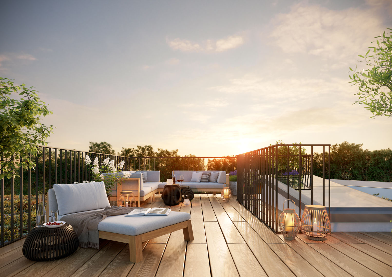 Greenside – The name says it all homify Terrace