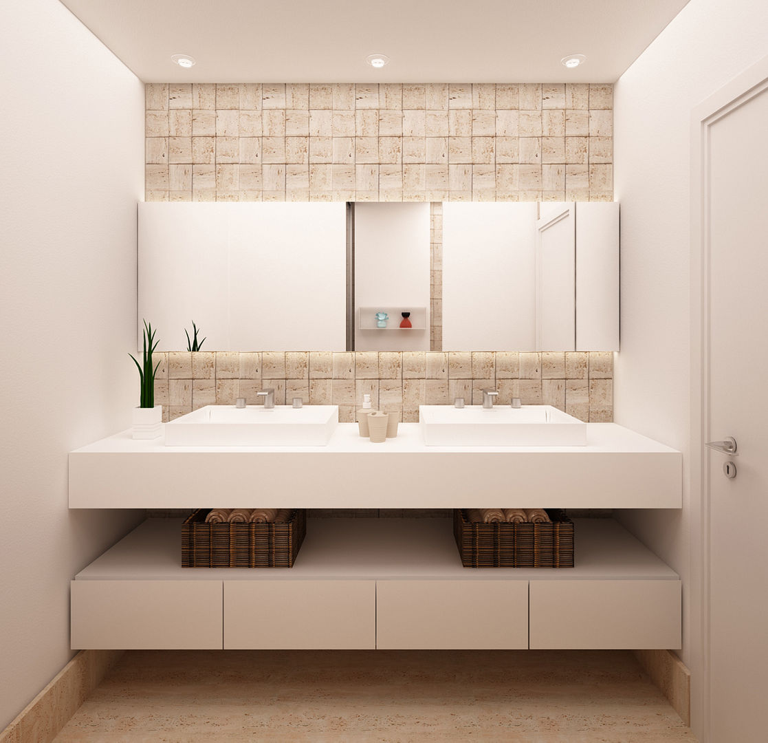 homify Modern bathroom