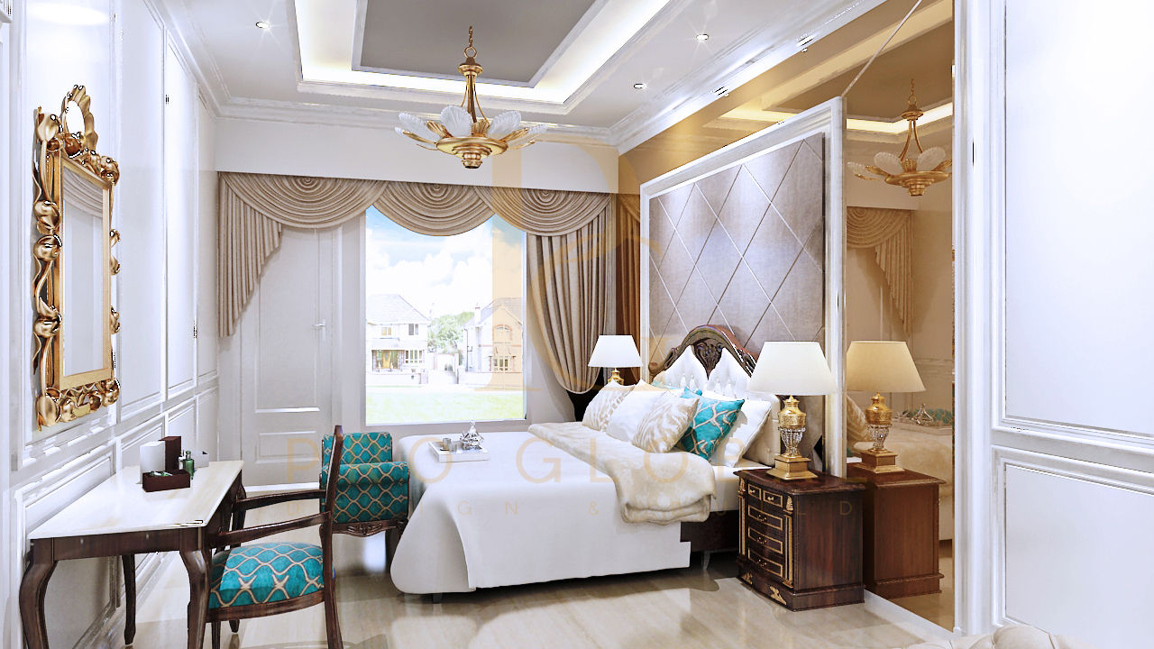 homify Classic style bedroom Beds & headboards