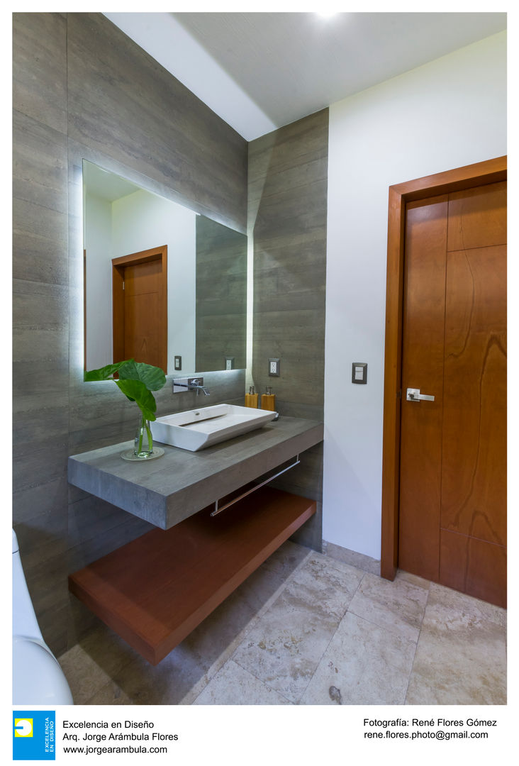 Residencia Cañadas, René Flores Photography René Flores Photography Modern style bathrooms