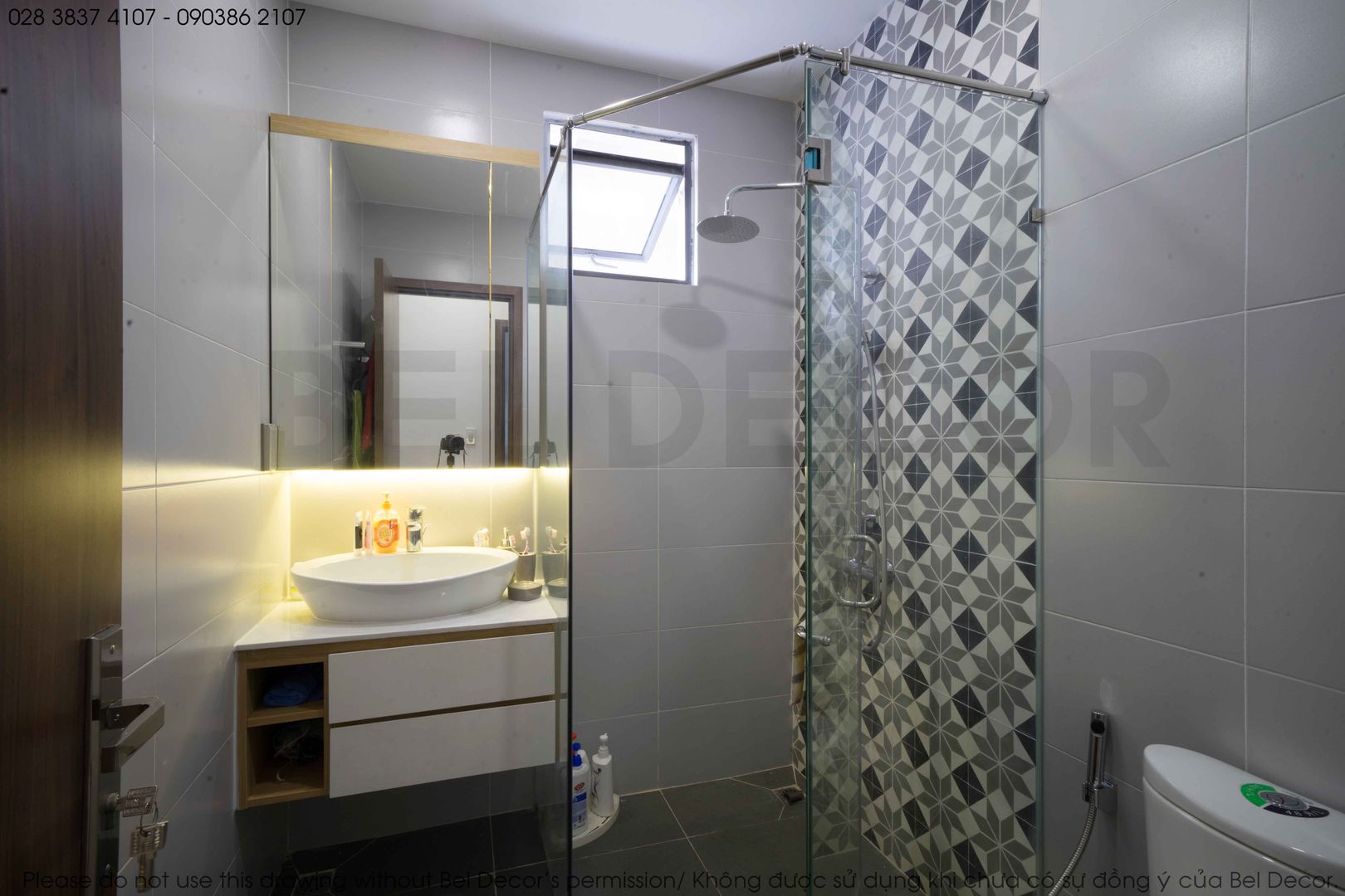 Project: HO1784 Apartment (IC)/ Bel Decor , Bel Decor Bel Decor Phòng tắm phong cách hiện đại