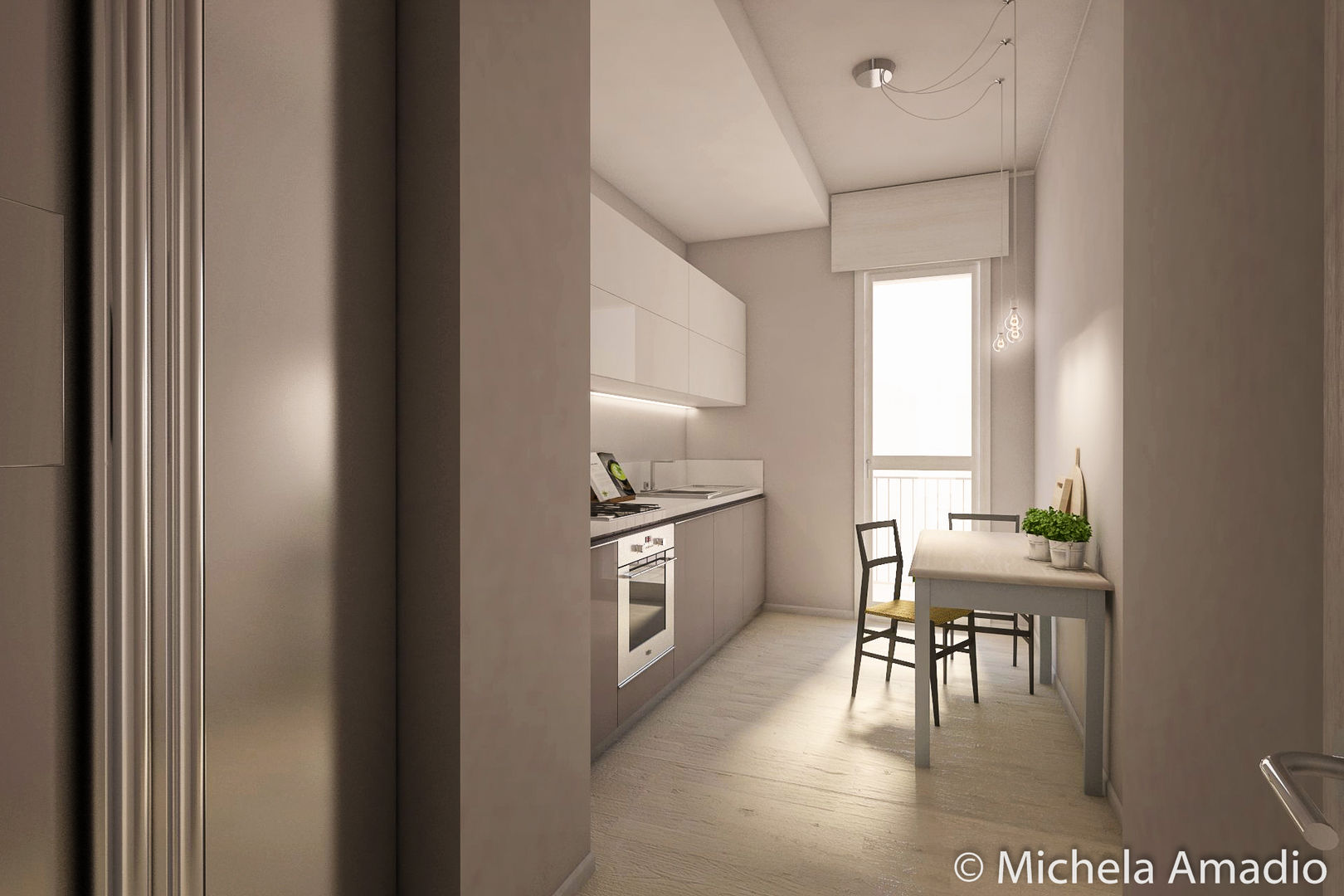 Render immobiliare: a Treviso fuori mura - ristrutturazione, Valorizza e Vendi Valorizza e Vendi Kitchen