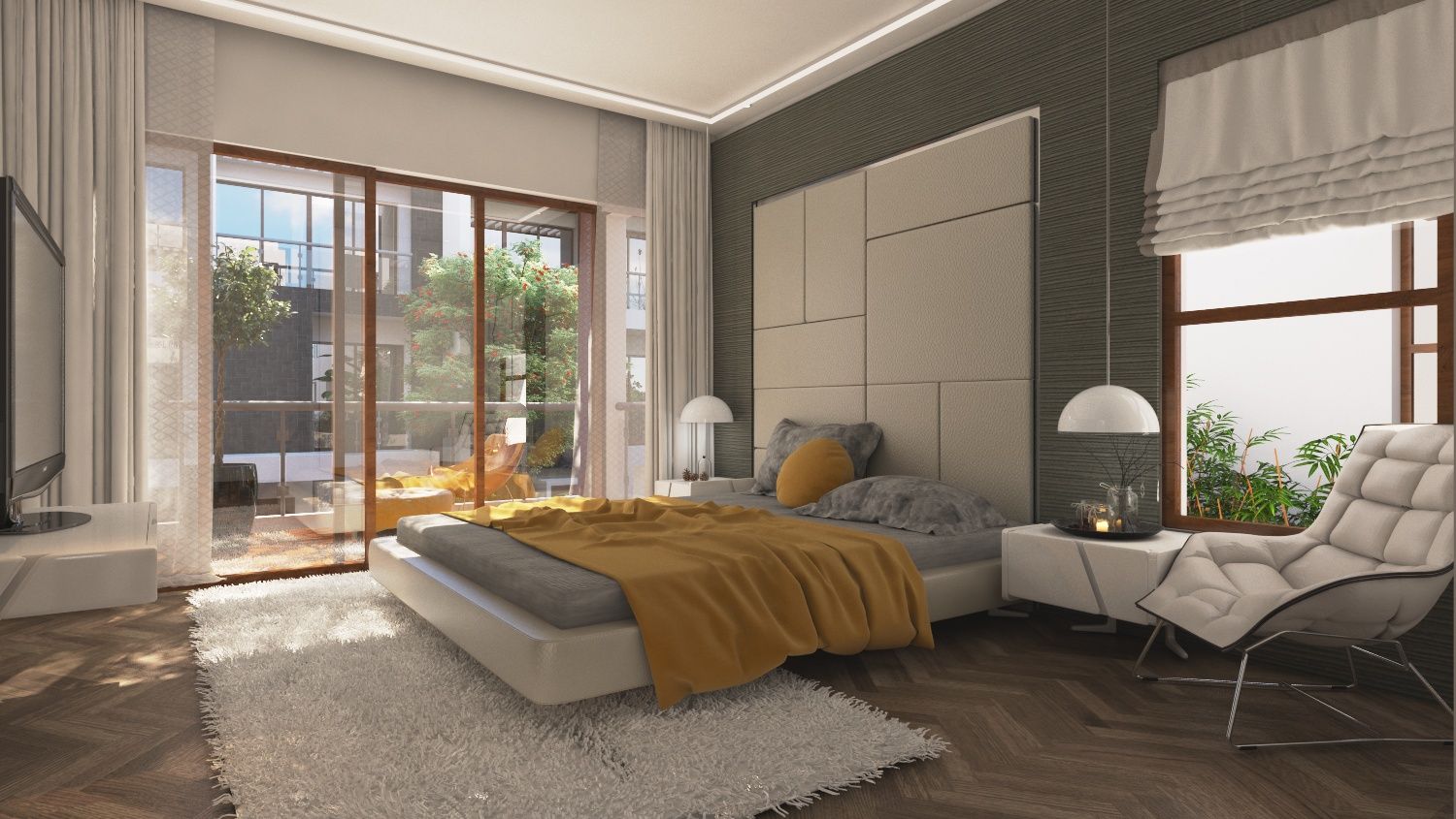 Bedroom Design homify Modern style bedroom