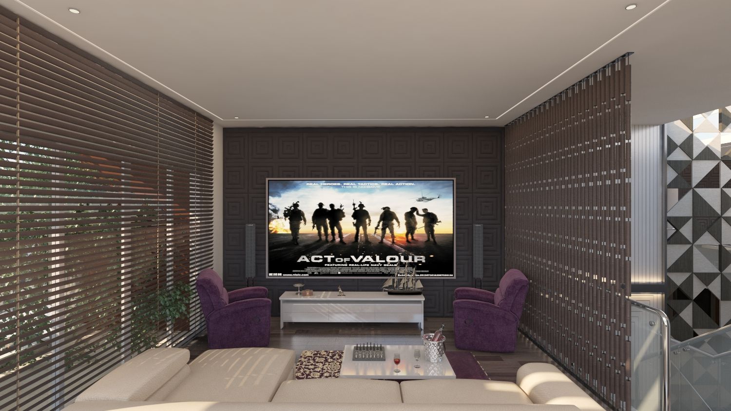 Home theater homify Media room