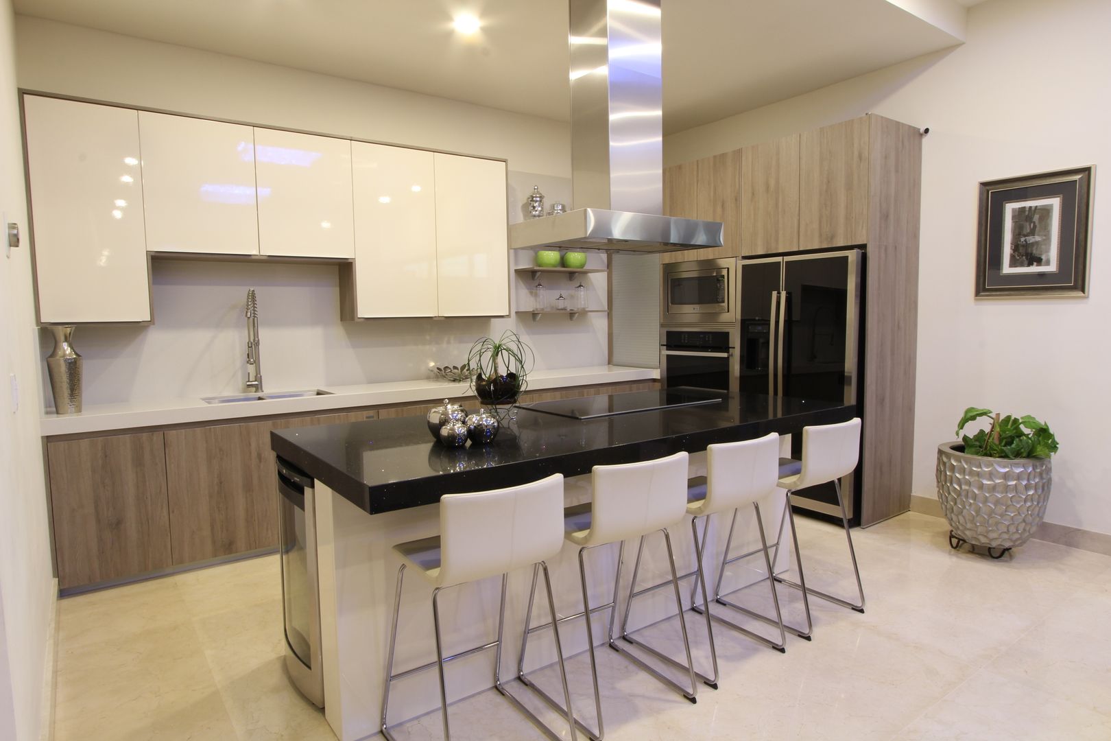 RESIDENCIA QLP2, Acrópolis Arquitectura Acrópolis Arquitectura Dapur Modern