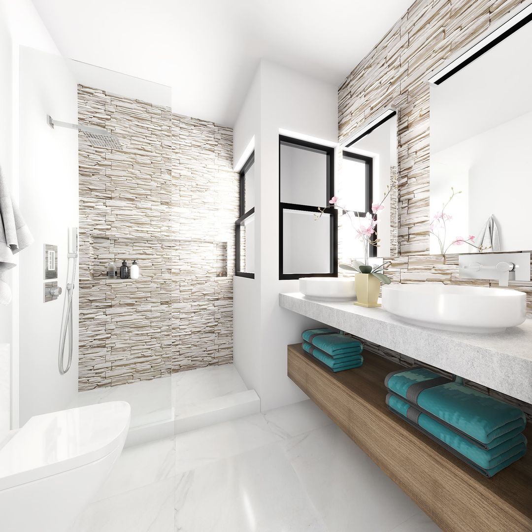 homify Modern Banyo