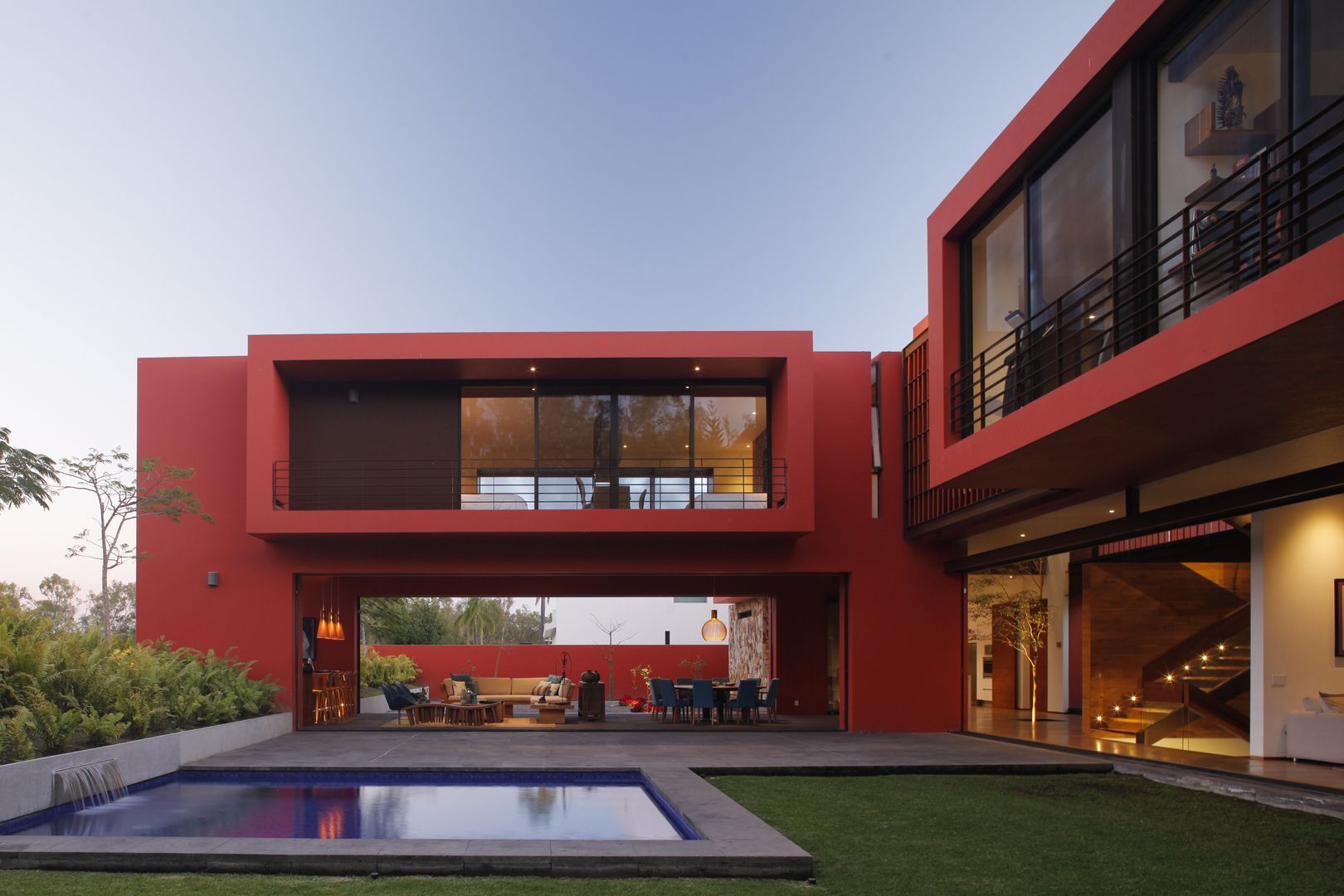 RED HOUSE, Hernandez Silva Arquitectos Hernandez Silva Arquitectos Casas modernas