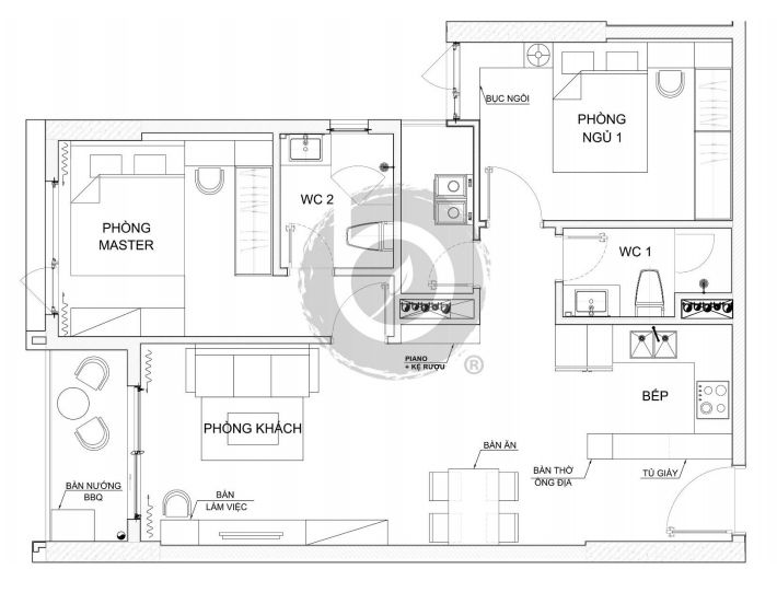 Project: HO1784 Apartment (IC)/ Bel Decor , Bel Decor Bel Decor