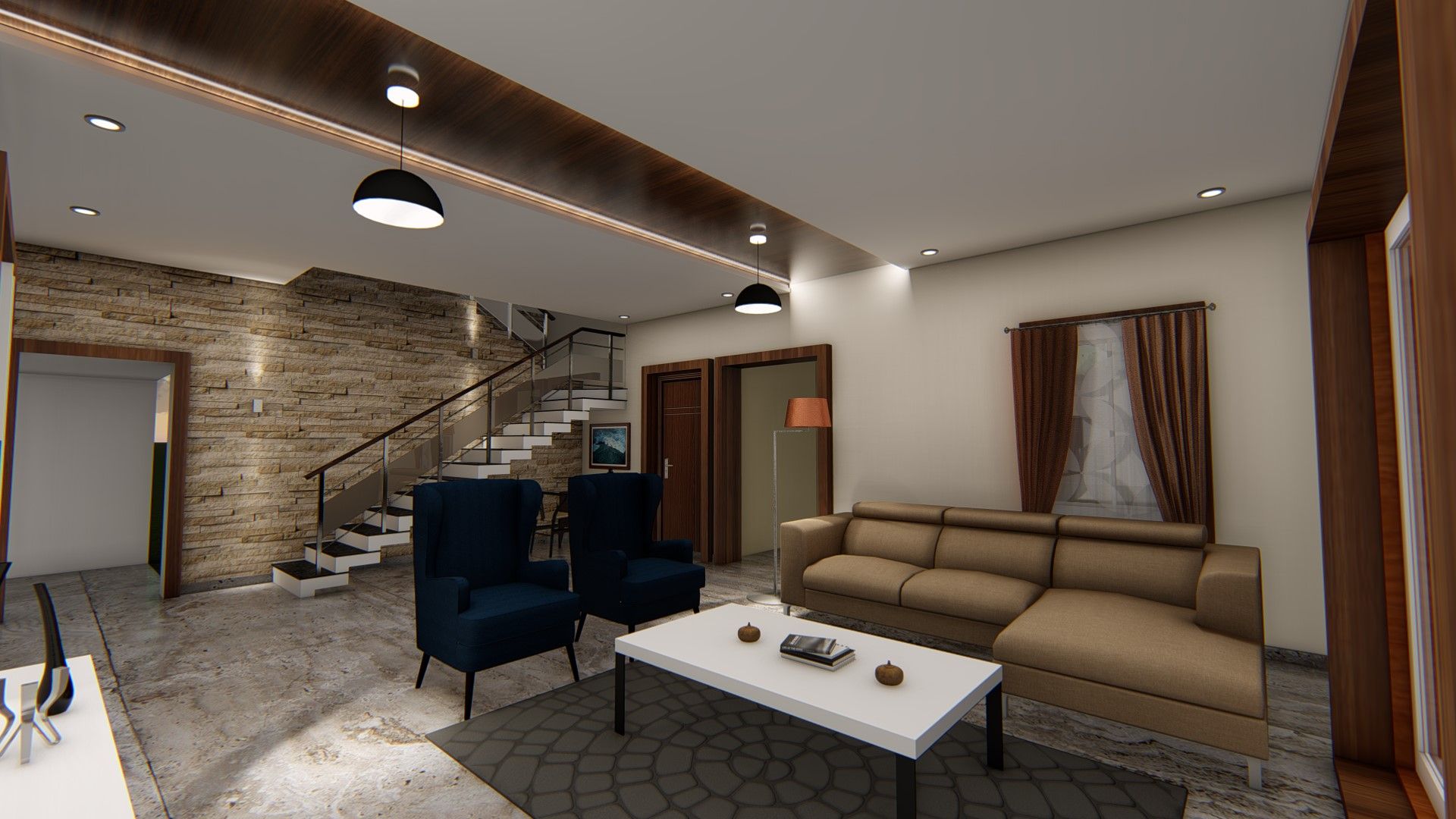 Sitting Arrangements Cfolios Design And Construction Solutions Pvt Ltd Modern living room Sofas & armchairs