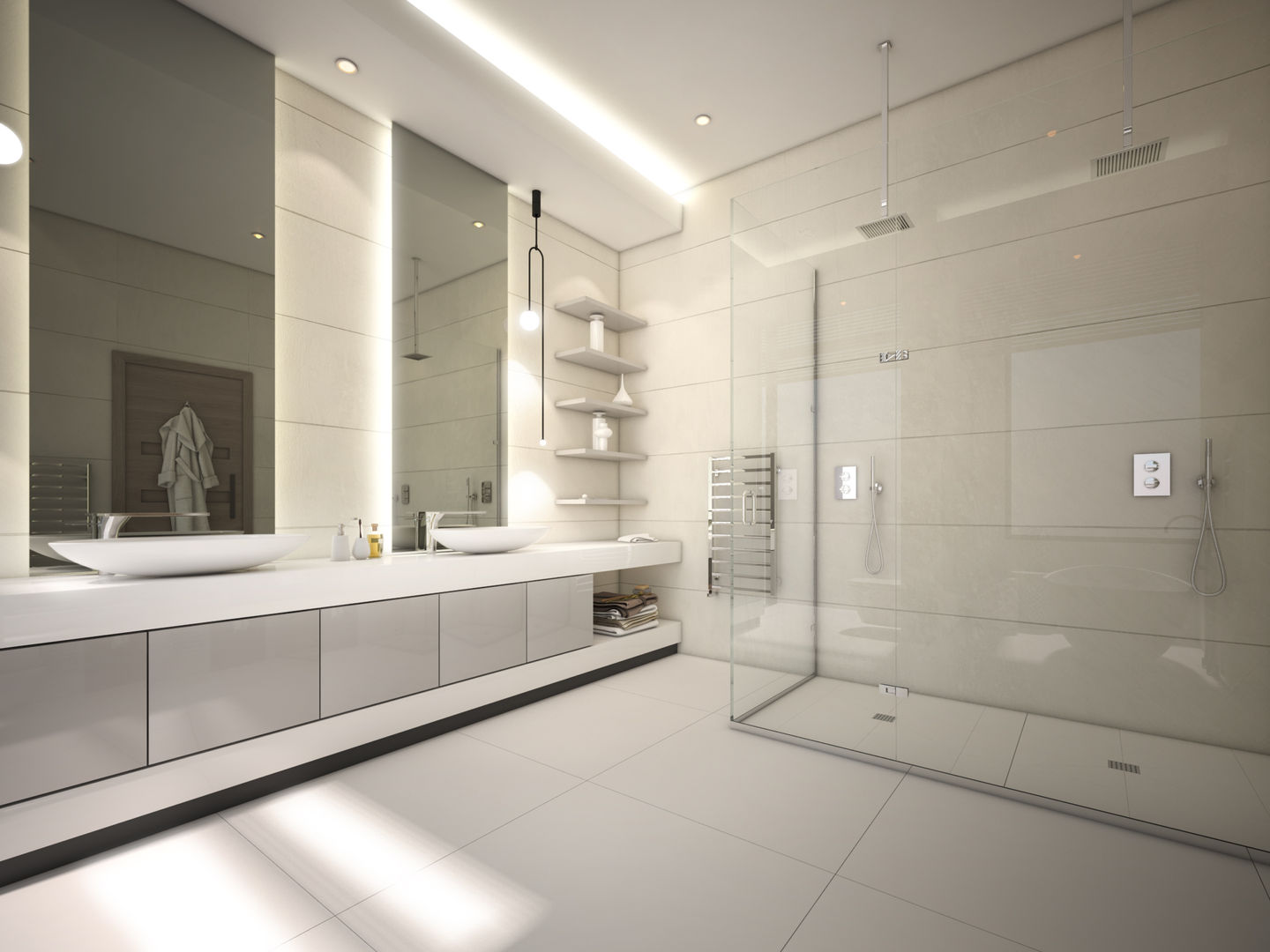 En Suite Bathroom Dessiner Interior Architectural Modern style bathrooms