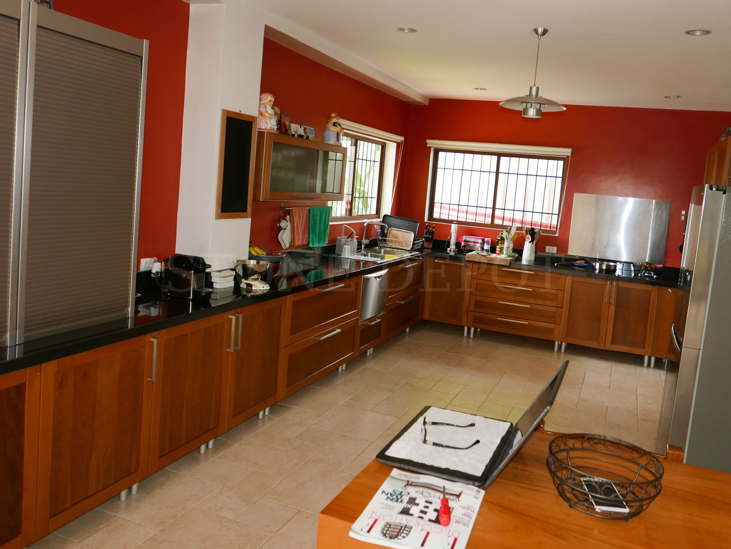 Absolute Black Granite Kitchen Countertop in Sunny Hills, Talamban Stone Depot Kitchen