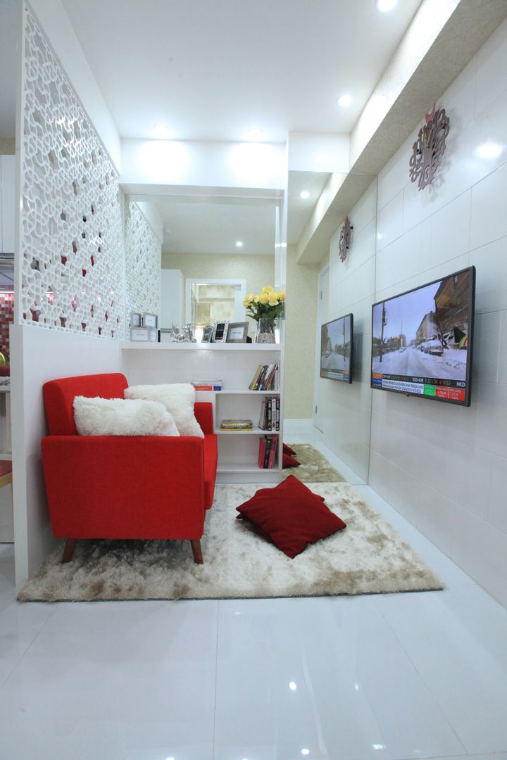 TV PT. Dekorasi Hunian Indonesia (DHI) 现代客厅設計點子、靈感 & 圖片