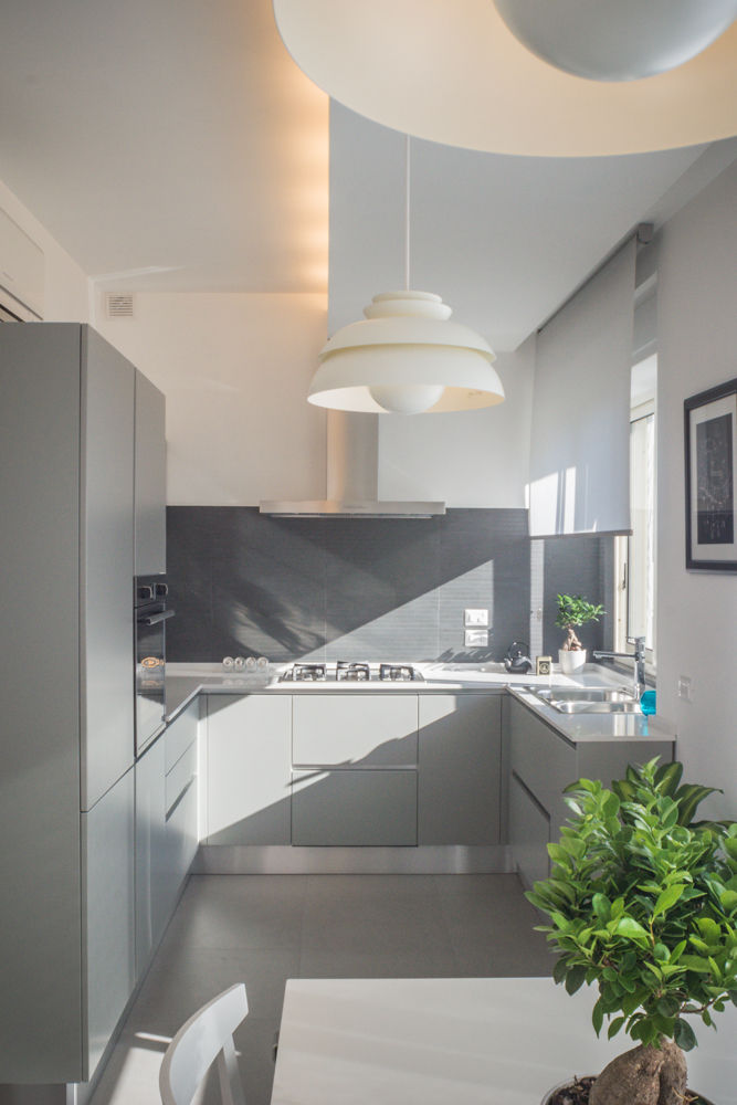 Cucina manuarino architettura design comunicazione Cucina moderna Legno Effetto legno cucina