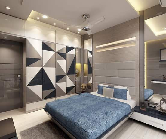 3bhk completed project mira road, KUMAR INTERIOR THANE KUMAR INTERIOR THANE Nowoczesna sypialnia