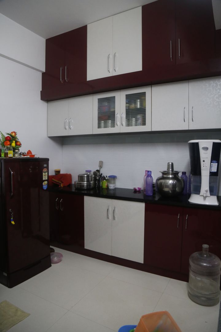 Mr. Gupta Kondapur Naani, Ghar Ek Sapna Interiors Ghar Ek Sapna Interiors Nowoczesna kuchnia