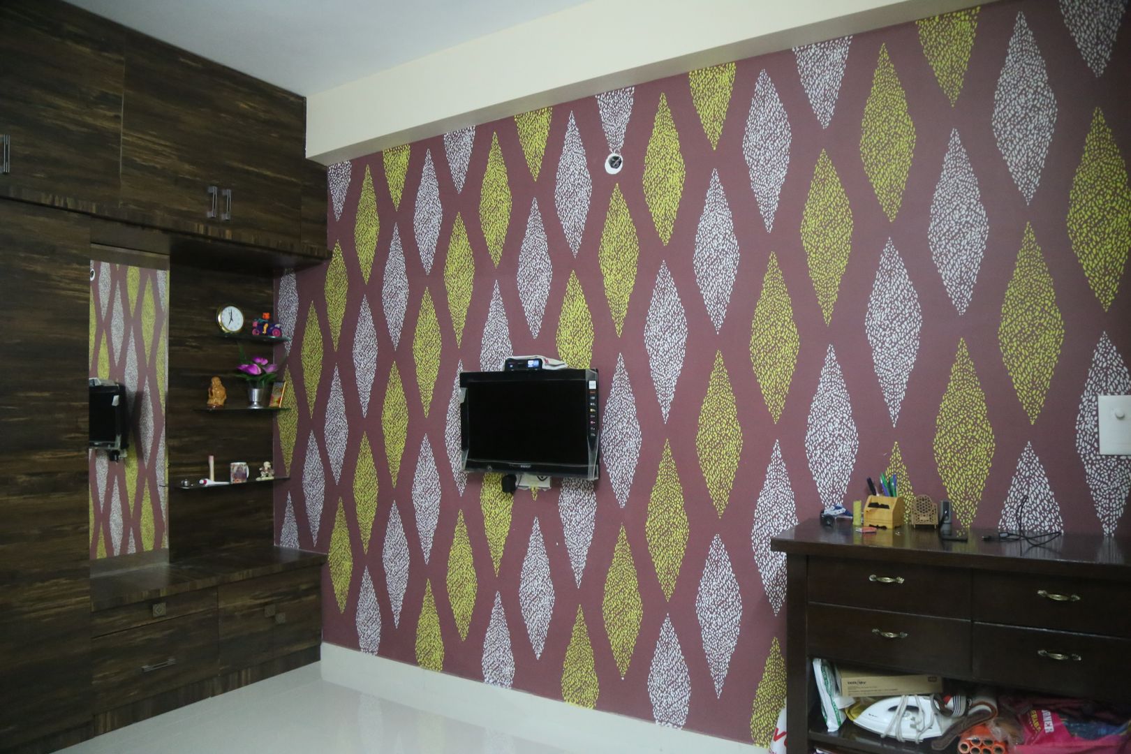 Mr. Gupta Kondapur Naani, Ghar Ek Sapna Interiors Ghar Ek Sapna Interiors Nowoczesny salon