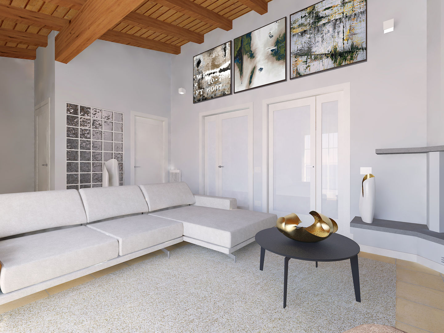 rinnovare un soggiorno in stile moderno, Flavia Benigni Architetto Flavia Benigni Architetto Salas de estar modernas