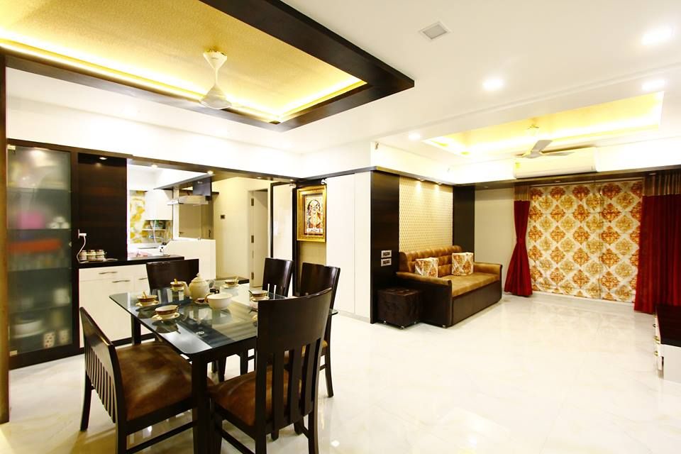 Mr.Ram & Mrs.Lajja Sanghvi, PSQUAREDESIGNS PSQUAREDESIGNS Modern living room