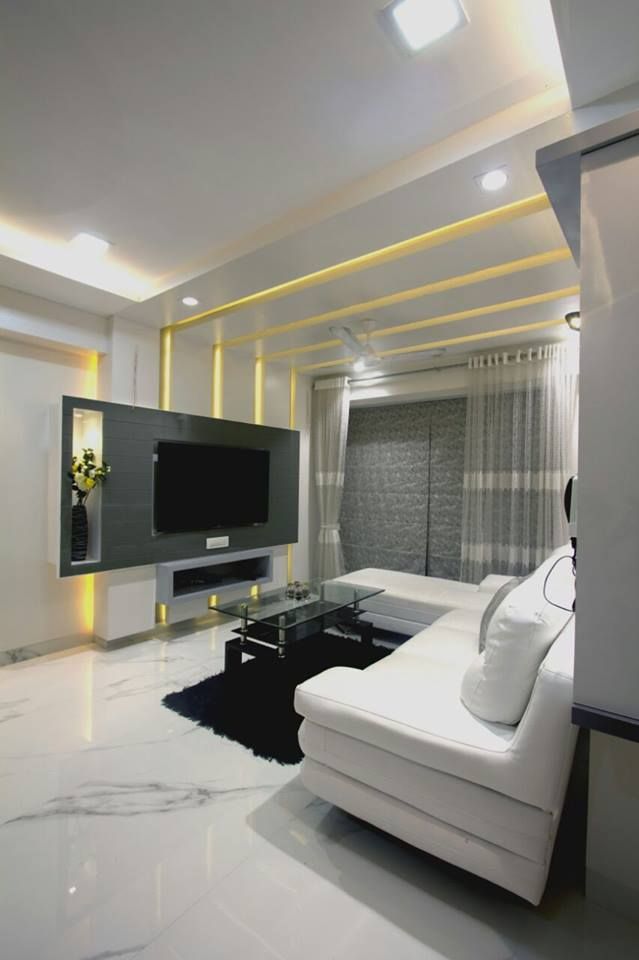MR.KISHOR BHANUSHALI, PSQUAREDESIGNS PSQUAREDESIGNS Modern living room