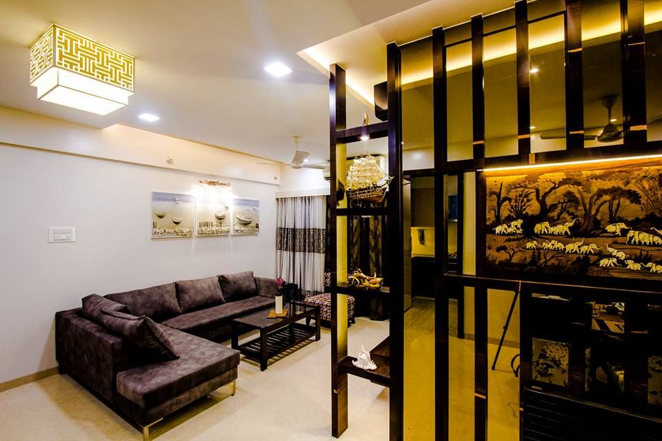 DR.VENKATESH AND DR.MADHUSHREE, PSQUAREDESIGNS PSQUAREDESIGNS Moderne Wohnzimmer