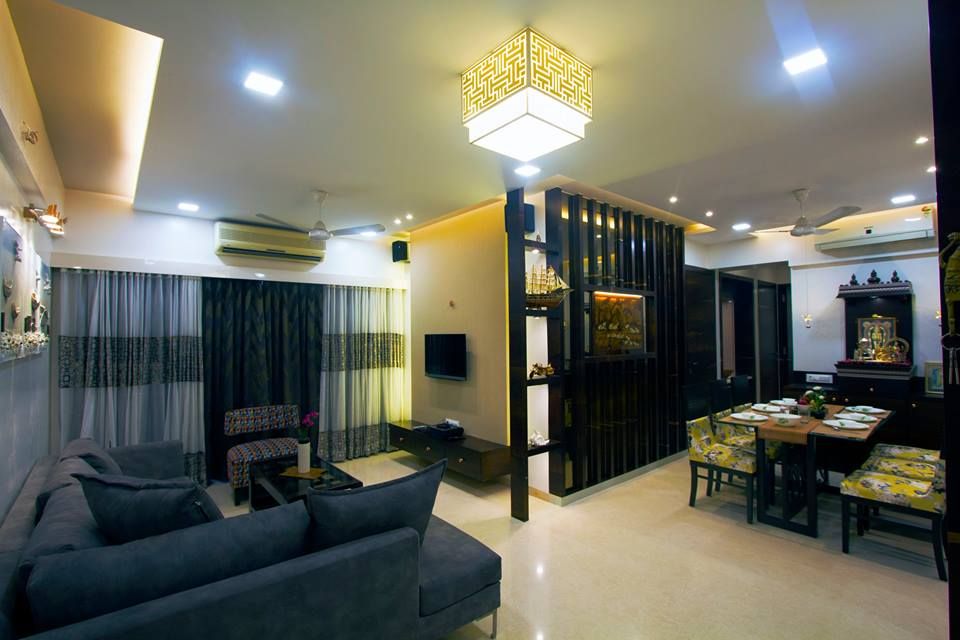 DR.VENKATESH AND DR.MADHUSHREE, PSQUAREDESIGNS PSQUAREDESIGNS Modern living room