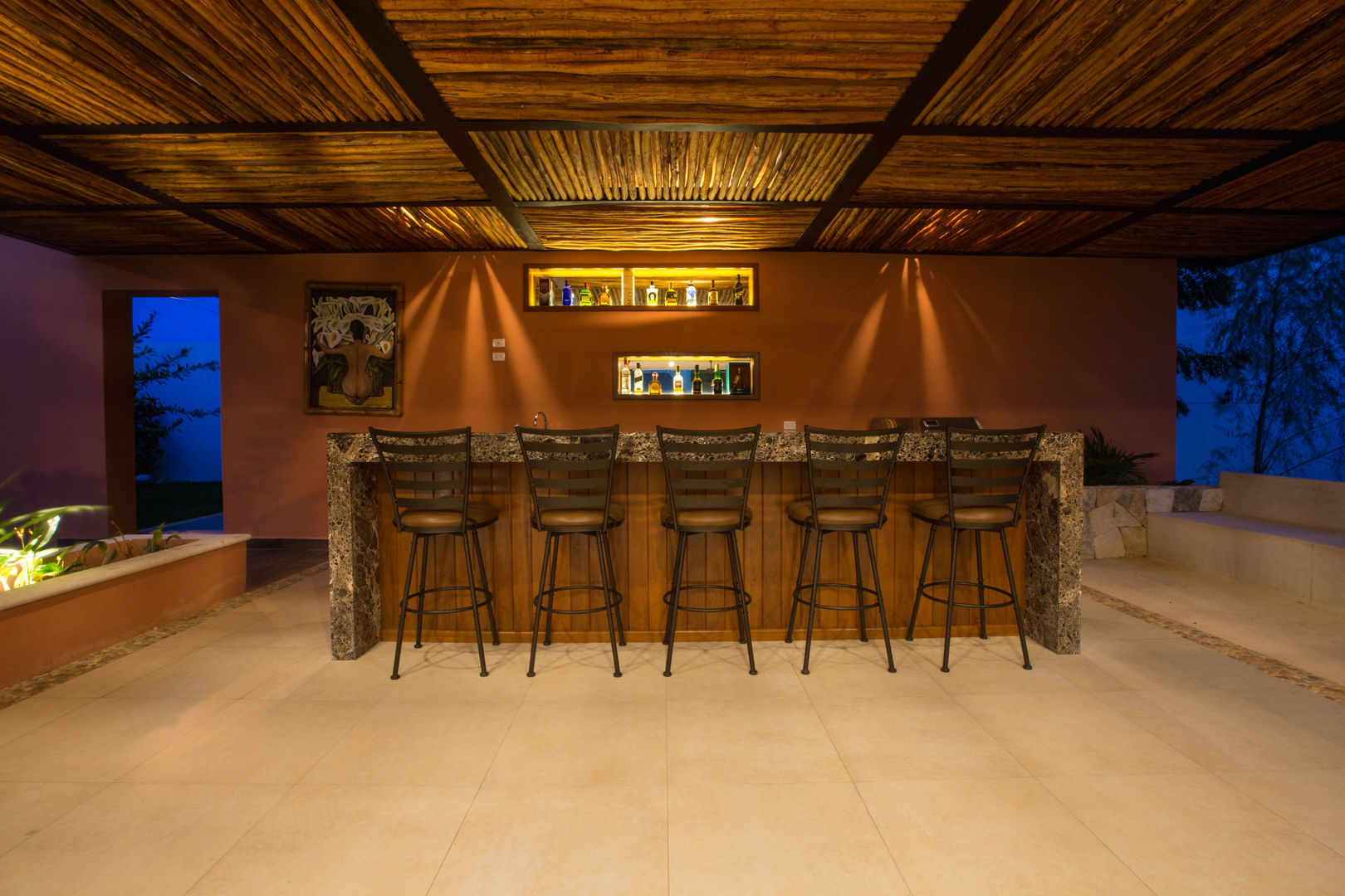 Casa GM, Heftye Arquitectura Heftye Arquitectura Modern wine cellar Wood Wood effect