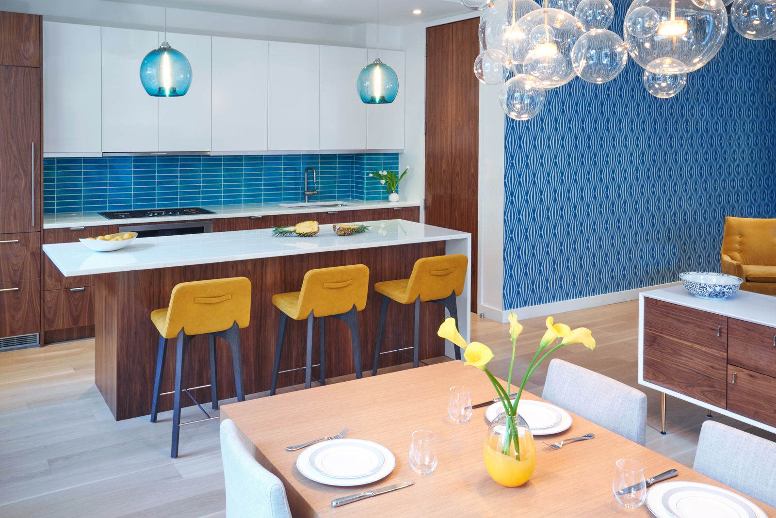 Tribeca Apartment, Sarah Jefferys Design Sarah Jefferys Design Modern kitchen