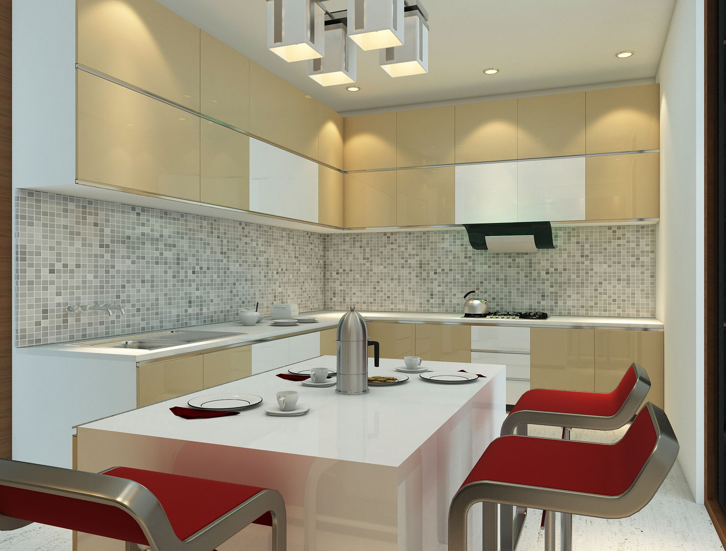Modular Kitchen - Baner Pune, DECOR DREAMS DECOR DREAMS Küchenzeile
