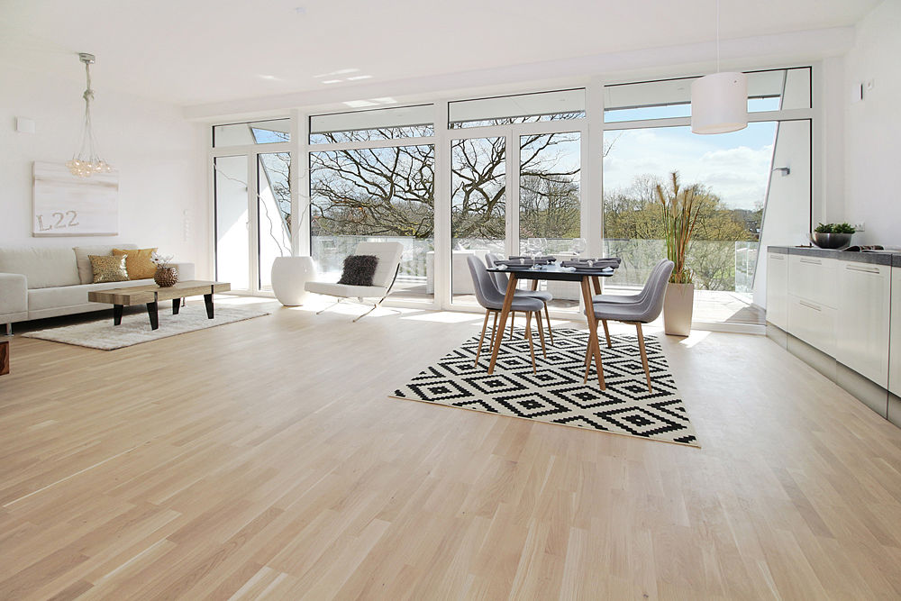 Modernes Mehrfamilienwohnhaus in Hamburg, Architekt Witte Architekt Witte Modern living room