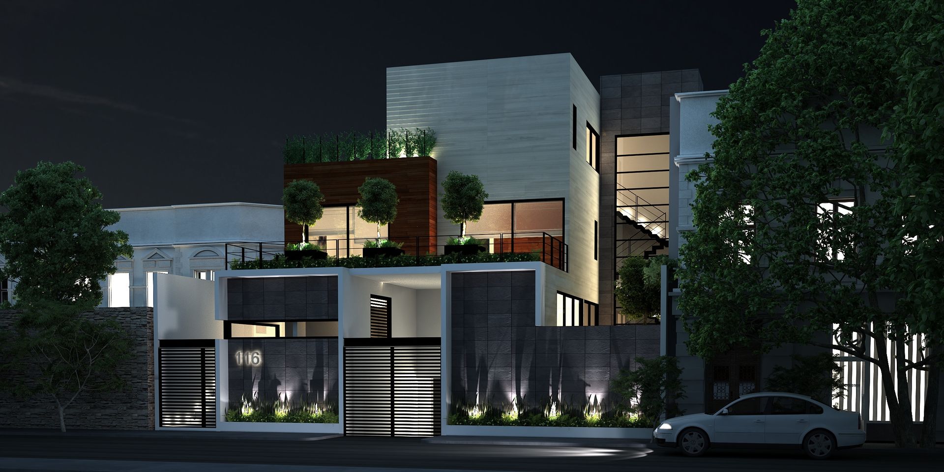 SMA 116, Fi Arquitectos Fi Arquitectos منزل عائلي كبير