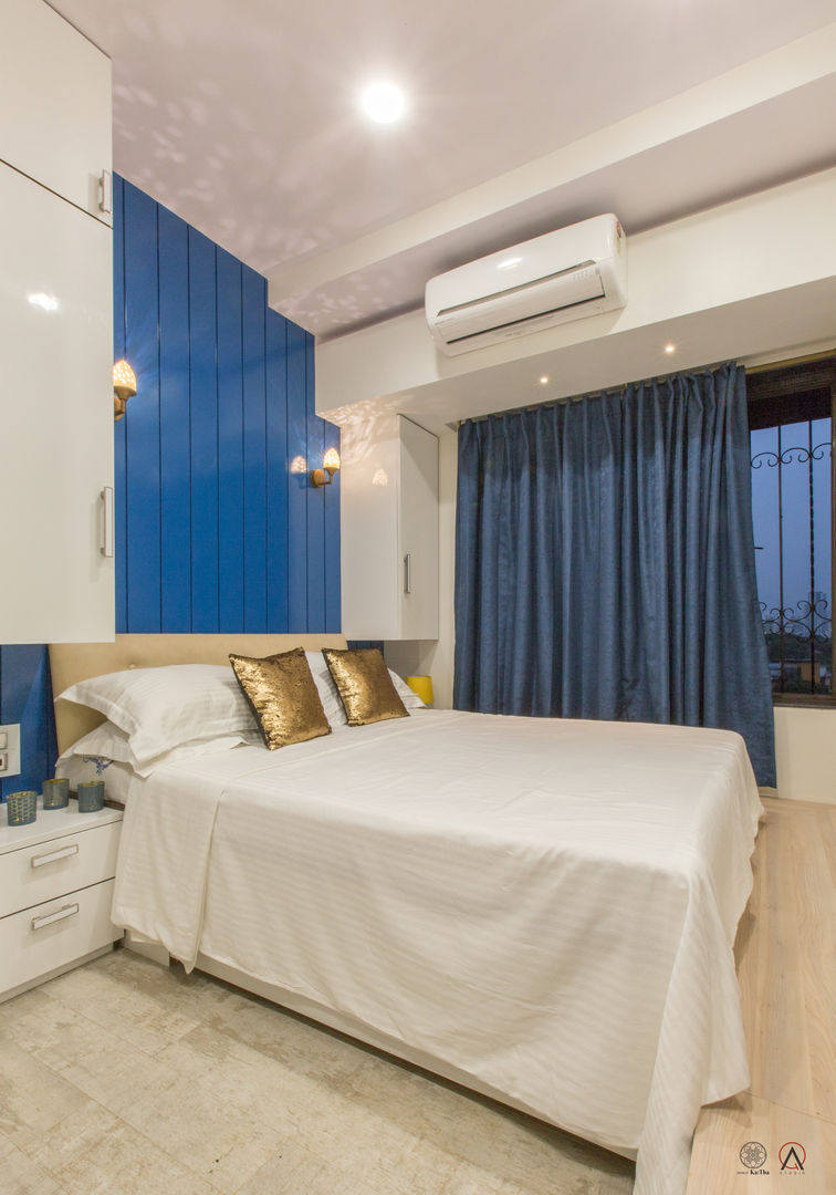 Apartment for Mr & Mrs Merchants, Mazgaon, Design Ka:Tha Design Ka:Tha غرفة نوم