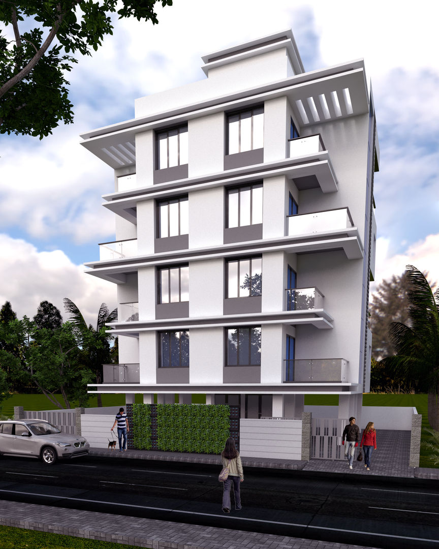 Proposed Residential at Amravati., Space Alchemists Space Alchemists منازل