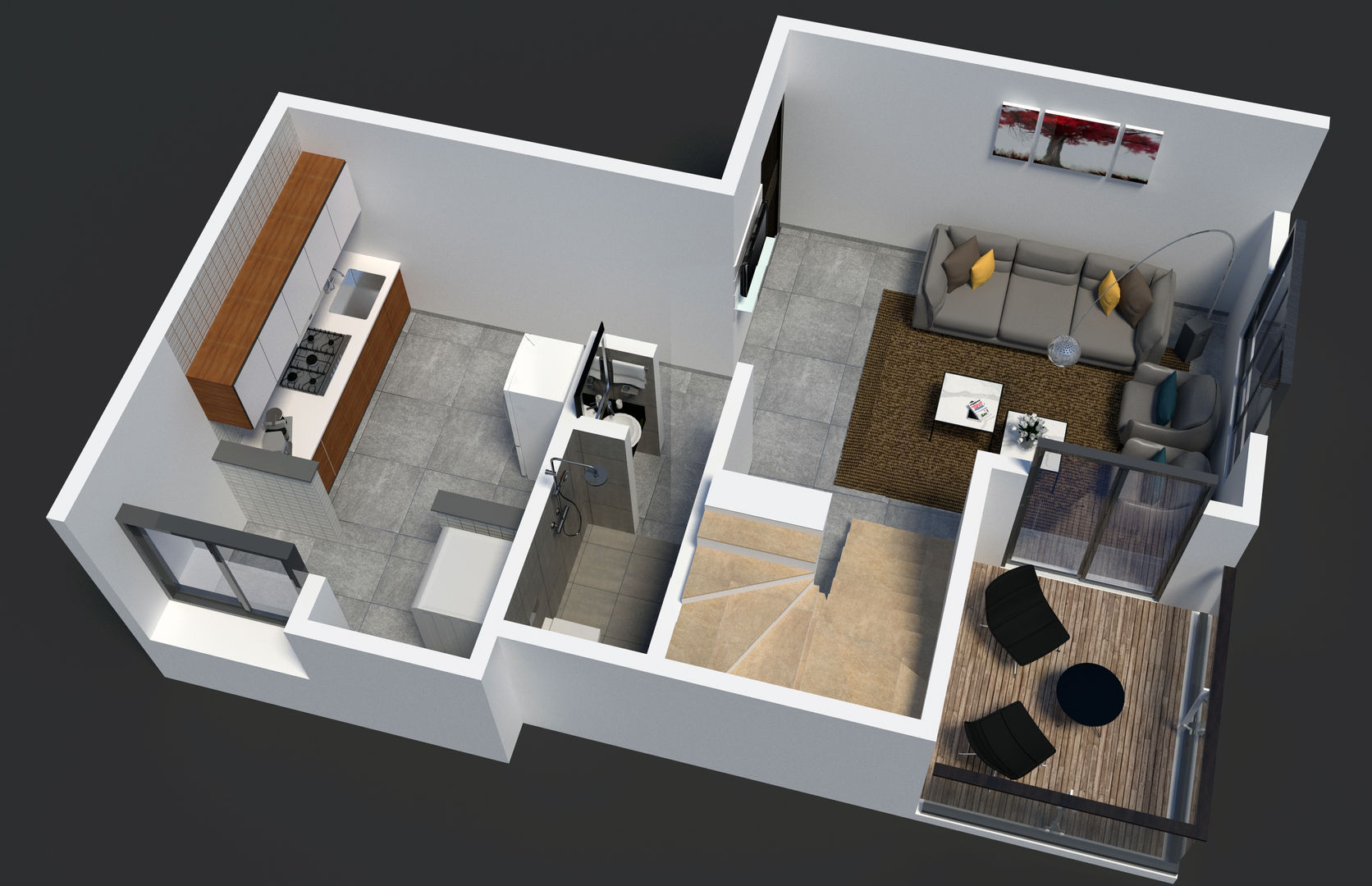 Ground floor plan. Space Alchemists Floors