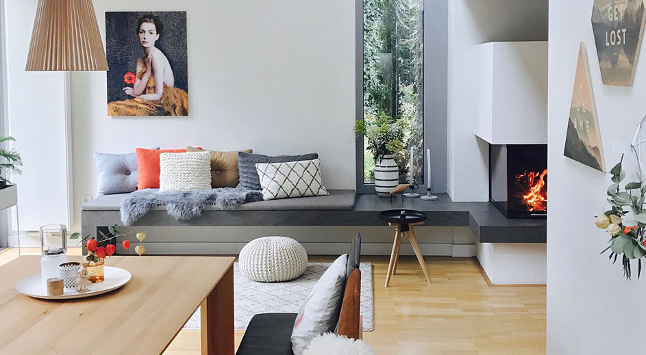 homify Salas de estar modernas