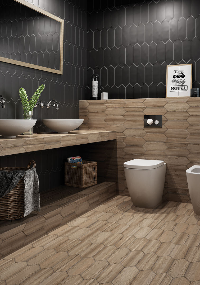 Woodland homify Baños de estilo escandinavo Cerámico