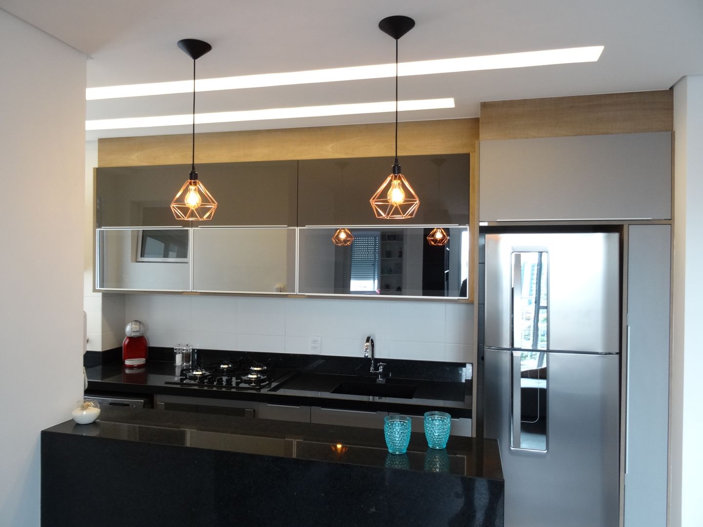 Apartamento no Taquaral, Ambiento Arquitetura Ambiento Arquitetura Éléments de cuisine Granite