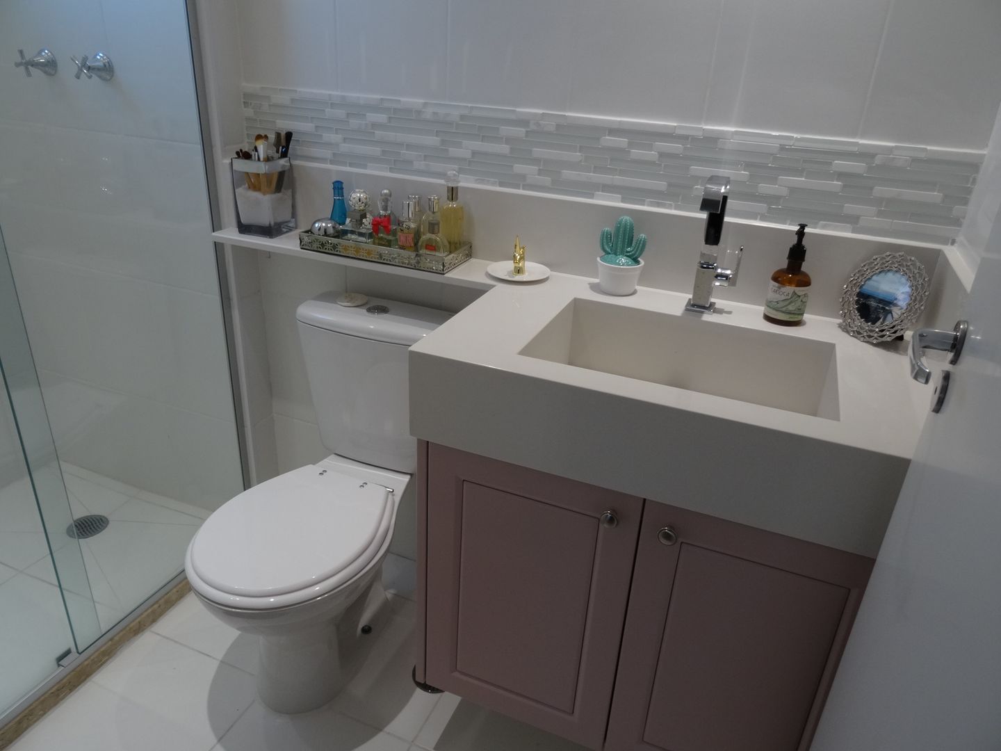 Apartamento no Taquaral, Ambiento Arquitetura Ambiento Arquitetura Modern Banyo Ahşap Ahşap rengi