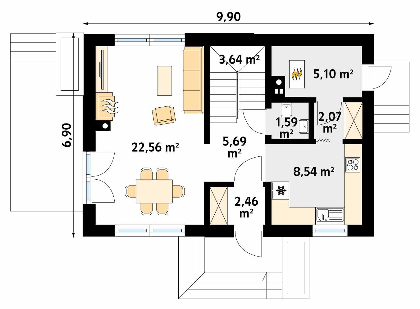 homify Paredes e pisos modernos