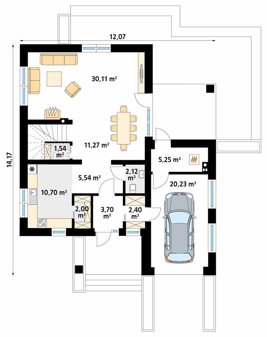 homify Tường & sàn phong cách hiện đại